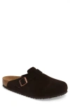 Birkenstock Boston Soft Clog In Mocha