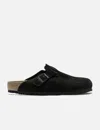 Birkenstock Boston Soft Footbed In Black