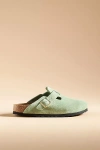 Birkenstock Boston Soft Footbed Clogs In Green
