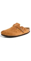 Birkenstock Brown Boston Vl Clogs In Mink