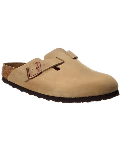 Birkenstock Boston Soft Footbed Oiled Leather Sandal In Brown