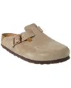 Birkenstock Taupe Regular Boston Soft Footbed Slip-on Loafers In Neutral