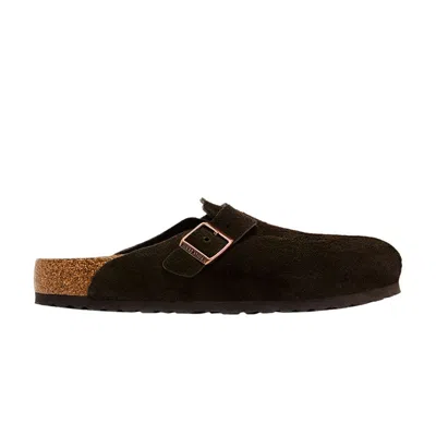 Pre-owned Birkenstock Boston Soft Footbed Suede 'mocha' | Brown | Men's Size 45