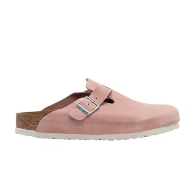 Pre-owned Birkenstock Boston Soft Footbed Suede 'pink Clay' | Men's Size 38