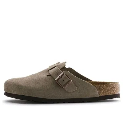 Birkenstock Boston Soft Footbed Suede Regular 'taupe'