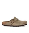 Birkenstock Boston Soft Footbed Clogs Dark Tea In Multi