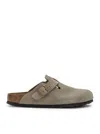 Birkenstock Boston Soft Footboard In Nude & Neutrals