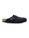 Birkenstock Boston Bs Mens Nubuck Slip On Clogs