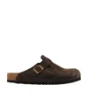 Birkenstock Boston Soft Suede Slippers