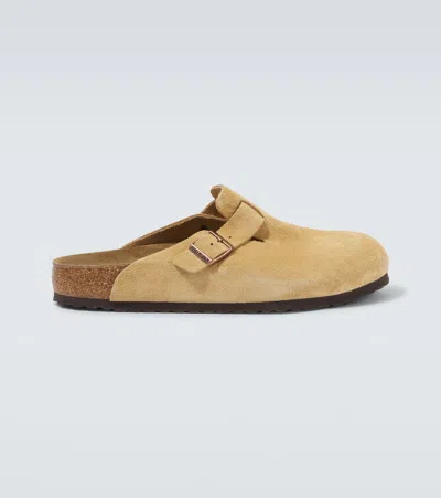 BIRKENSTOCK BOSTON SUEDE CLOGS