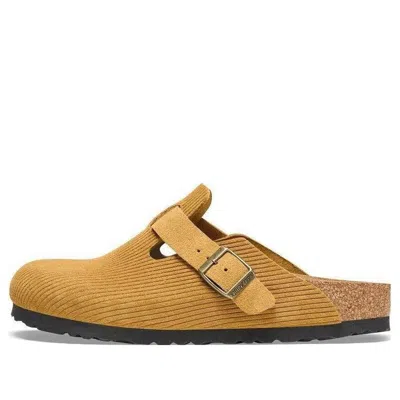 Birkenstock Boston Suede Embossed 'cork Brown'