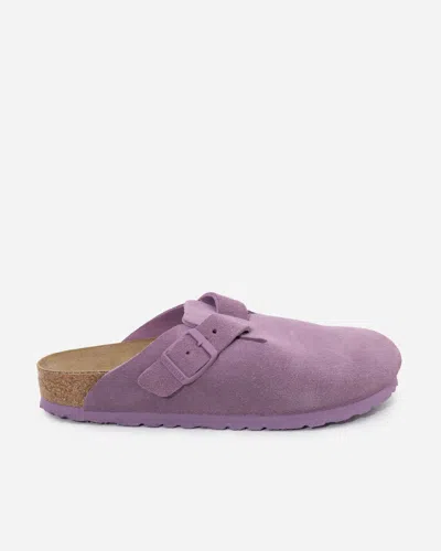 Birkenstock Boston Suede Leather | Purple | Size: