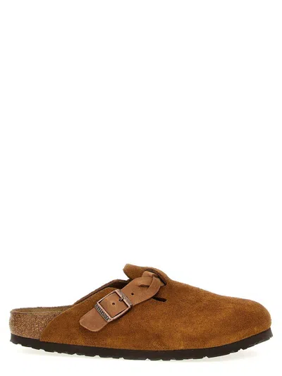 Birkenstock Boston Suede Leather Slippers