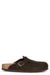 Birkenstock Boston Soft Suede Slippers