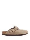 Birkenstock Mule Boston Unisex In Taupe