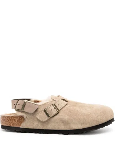 BIRKENSTOCK BOSTON SUEDE SANDALS