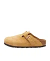 BIRKENSTOCK BOSTON SUEDE SLIDES