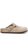 Birkenstock Boston Soft Footbed Clog In Neutral