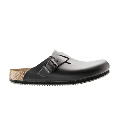 Pre-owned Birkenstock Boston Super Grip Sandal 'black' | Men's Size 36