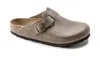 Birkenstock Boston Soft Footbed Clog In Tobacco Brown
