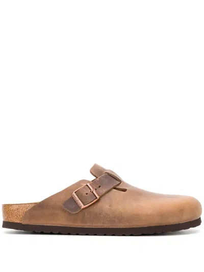 BIRKENSTOCK BOSTON UNISEX LEATHER MULE