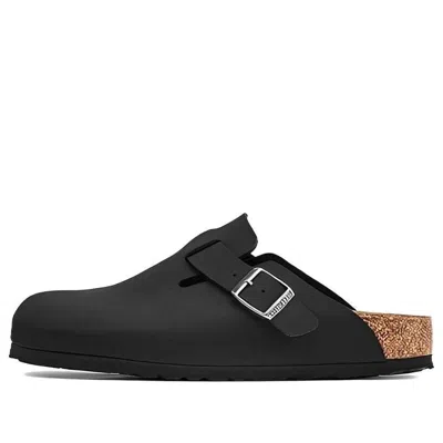 Birkenstock Boston Vegan Birkibuc 'black'