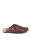 Birkenstock Boston Vintage Bold Grip Clogs Roast In Roast