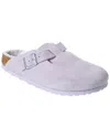 Birkenstock Boston Shearling Clogs In Purple