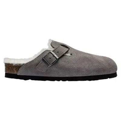 BIRKENSTOCK BOSTON VL / SHEARLING STONE COIN 1017651 WOMEN'S