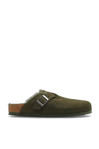 Birkenstock ‘boston Vl' Slides In Green