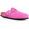 Birkenstock Boston Genuine Shearling Lined Clog In Multi