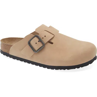 Birkenstock Boston Wire Buckle Clog In Nude
