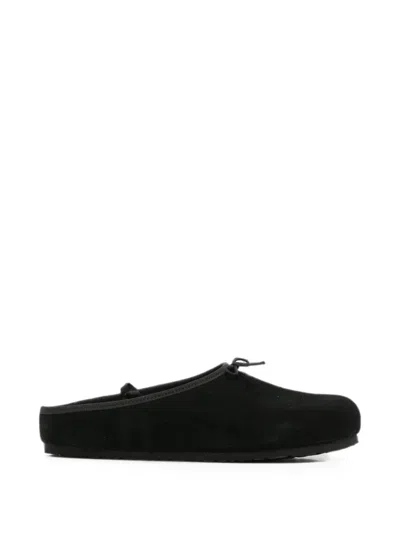 Birkenstock Bow-detail Mules In Black