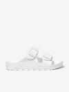 Birkenstock Side-buckle Flat Sandals In White