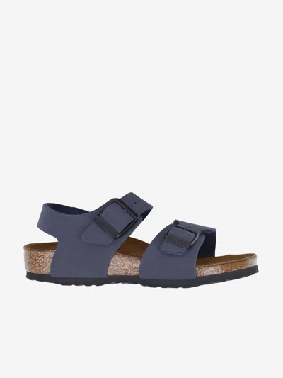 Birkenstock Kids' Boys Sandals - New York Sandals Eu 32 Uk 13 Blue