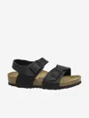 Birkenstock Boys Sandals Eu 33 Uk 1 Black In Black
