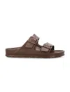Birkenstock Arizona Essentials Slide Sandal In Brown
