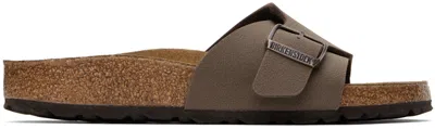 Birkenstock Brown Narrow Catalina Sandals In Mocha