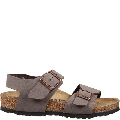 Birkenstock Brown New York Sandals For Kids