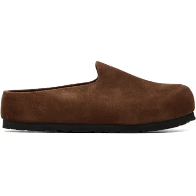 Birkenstock Brown Regular Amsterdam Wrapped Loafers