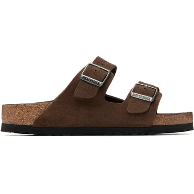 Birkenstock Brown Regular Arizona Soft Footbed Sandals