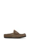 Birkenstock Brown Suede Leather Slippers