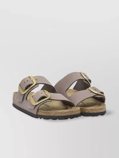 Birkenstock Buckle Big Arizona Sandals In Purple
