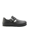 Birkenstock London Suede Clogs In Black