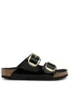 Birkenstock Buckle-fastening Open-toe Sandals In Schwarz