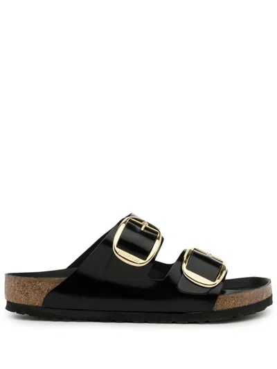 Birkenstock Buckle-fastening Open-toe Sandals In Schwarz