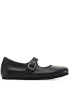 Birkenstock Buckle Mary Jane Style Ballet Flats In Black