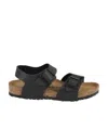 Birkenstock Double-buckle Leather Sandals In Green