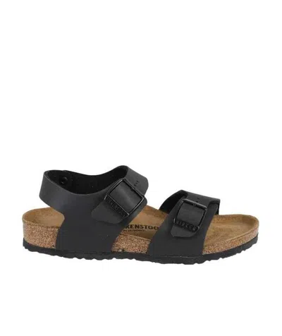 Birkenstock Double-buckle Leather Sandals In Green