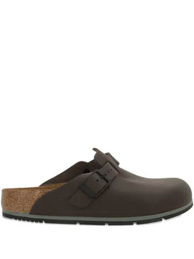 Birkenstock Buckle Sandals Java In Brown